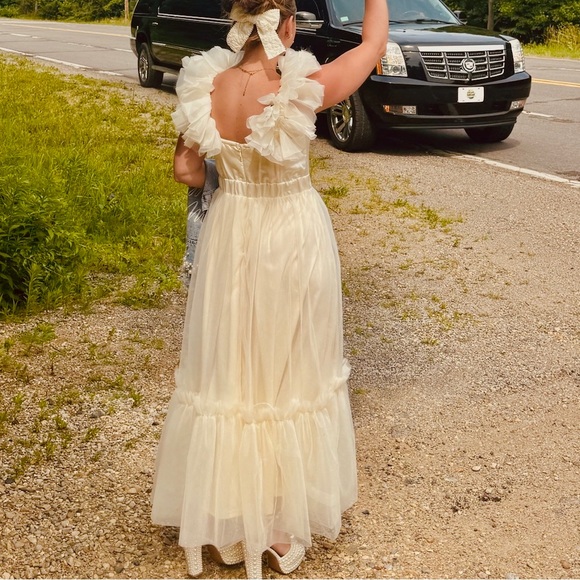 Lulus Ruffle Dress - Picture 3 of 3